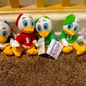 Disney Mini Bean Bags Huwey, Dewey, and Louie NWT